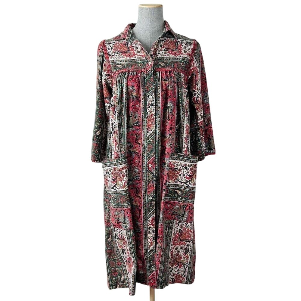 Vintage Models Coat Western House Dress Snap Front Size‎ 12